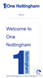 Mobile Screenshot of onenottingham.org.uk